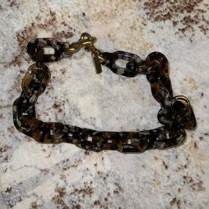 Coach resin strap- tortoise pattern